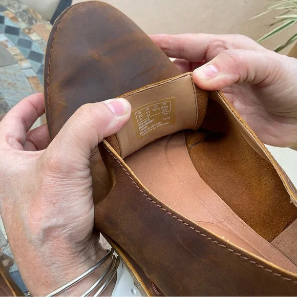 Clarks Chestnut Brown Leather Chukka Boots - Picture 7 of 7